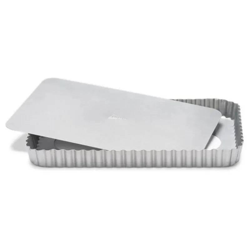 Cerf Dellier Moules À Tarte*Moule A Tarte Rectangulaire Antiadhesif Avec Fond Amovible