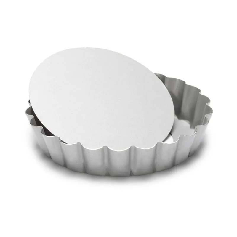 Cerf Dellier Moules À Tarte*Moule A Tartelette Rond Antiadhesif Avec Fond Amovible