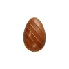 Cerf Dellier Moules Chocolat*Moule Chocolat 2 Oeufs Rayes 10 Cm