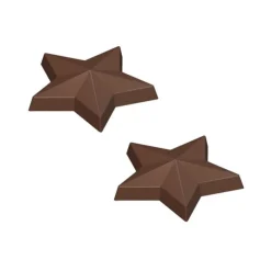 Cerf Dellier Moules Chocolat*Moule Chocolat Etoiles De La Nativite