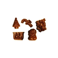 Cerf Dellier Moules Chocolat*Moule Chocolat Sujets De Noël Assortis