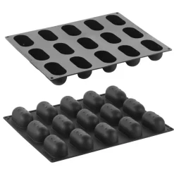 Cerf Dellier Gâteaux Individuels*Moule En Silicone Delish 15 Empreintes Pavoni Italia