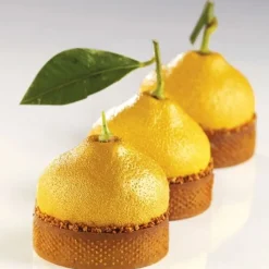 Cerf Dellier Gâteaux Individuels*Moule Mini Tarte 3D Citrons Pavoni