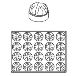 Cerf Dellier Gâteaux Individuels*Moule Mini Tarte 3D Marrons Pavoni