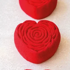 Cerf Dellier Gâteaux Individuels*Moule Mini Tarte Je T'Aime Pavoni