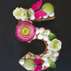 Cerf Dellier Caisses À Génoise*Moule Number Cake Chiffre 5