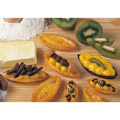 Cerf Dellier Gâteaux Individuels*Moule Silicone 12 Barquettes Moyennes