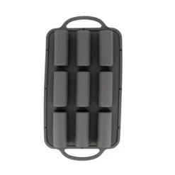 Cerf Dellier Gâteaux Individuels*Moule Silicone 9 Bûchettes Patisdecor