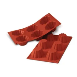 Cerf Dellier Moules À Brioches*Moule Silicone 6 Briochettes