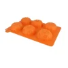 Cerf Dellier Gâteaux Individuels*Moule Silicone 6 Citrouilles 3D Patisdecor