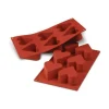 Cerf Dellier Gâteaux Individuels*Moule Silicone 6 Coeurs Profonds