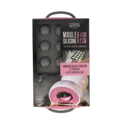 Cerf Dellier Gâteaux Individuels*Moule Silicone 15 Demi-Spheres 4 Cm Patisdecor