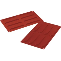 Cerf Dellier Gâteaux Individuels*Moule Silicone 8 Eclairs