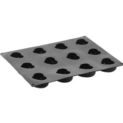 Cerf Dellier Gâteaux Individuels*Moule Silicone 12 Empreintes Passion 7 Cm Pavoni