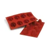 Cerf Dellier Moules À Savarin*Moule Silicone 8 Grands Cones Savarins