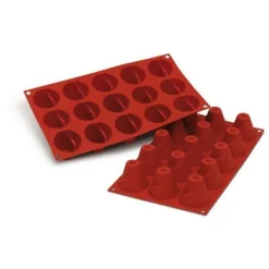 Cerf Dellier Gâteaux Individuels*Moule Silicone 15 Grands Volcans