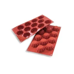 Cerf Dellier Moules À Brioches*Moule Silicone 12 Mini-Briochettes
