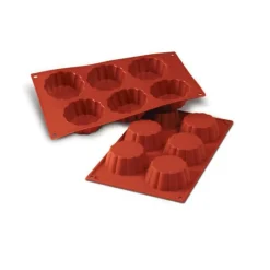 Cerf Dellier Moules À Brioches*Moule Silicone 6 Petites Brioches