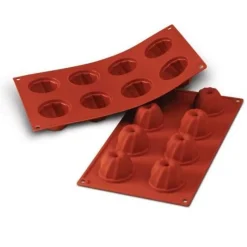 Cerf Dellier Gâteaux Individuels*Moule Silicone 8 Petits Gugelhopfs 5,5 Cm