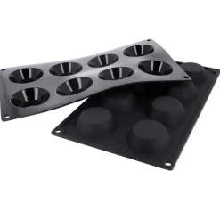 Cerf Dellier Moules À Tarte*Moule Silicone 8 Tartelettes 6 Cm