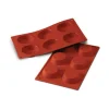 Cerf Dellier Moules À Tarte*Moule Silicone 6 Tartelettes 7 Cm