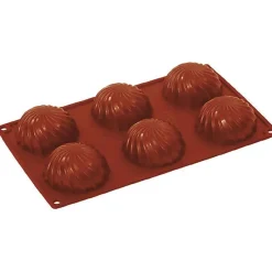 Cerf Dellier Gâteaux Individuels*Moule Silicone 6 Tourbillons