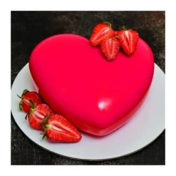 Cerf Dellier Grands Gâteaux*Moule Silicone Coeur Bombe
