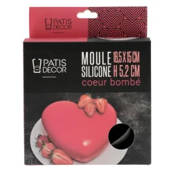 Cerf Dellier Grands Gâteaux*Moule Silicone Coeur Bombe