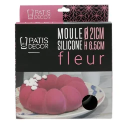 Cerf Dellier Grands Gâteaux*Moule Silicone Fleur