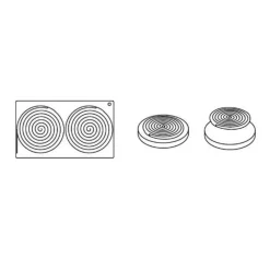 Cerf Dellier Moules À Tarte*Moule Silicone Ipnosi Moyen Pavoni
