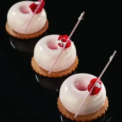 Cerf Dellier Gâteaux Individuels*Moule Silicone Loop Pavoni
