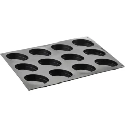 Cerf Dellier Gâteaux Individuels*Moule Silicone Oval Pavoni