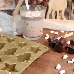 Cerf Dellier Moules Chocolat*Moule Sucette Chocolat De Noël Patisdecor