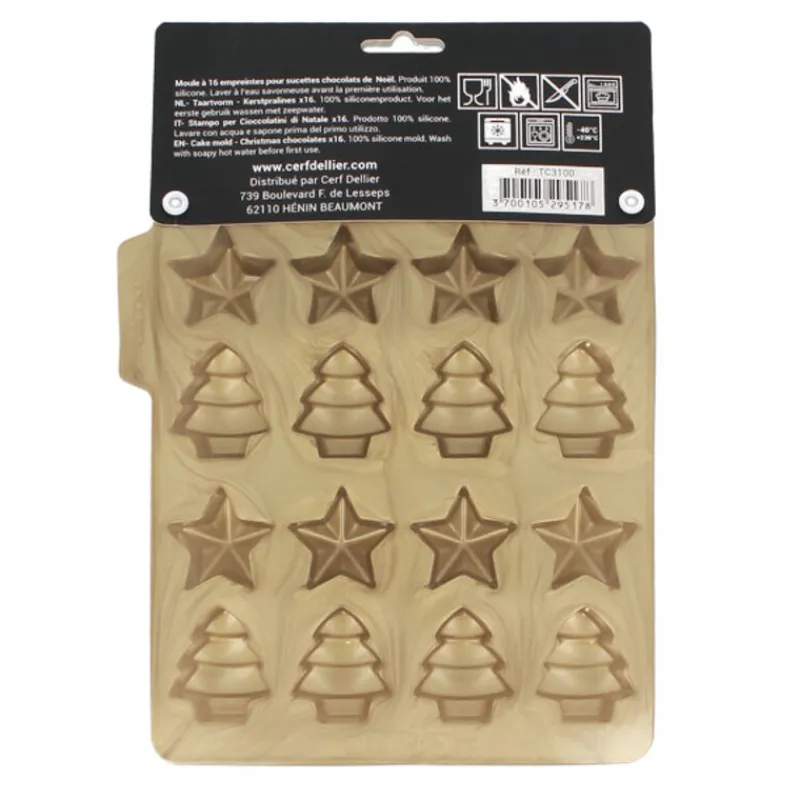Cerf Dellier Moules Chocolat*Moule Sucette Chocolat De Noël Patisdecor
