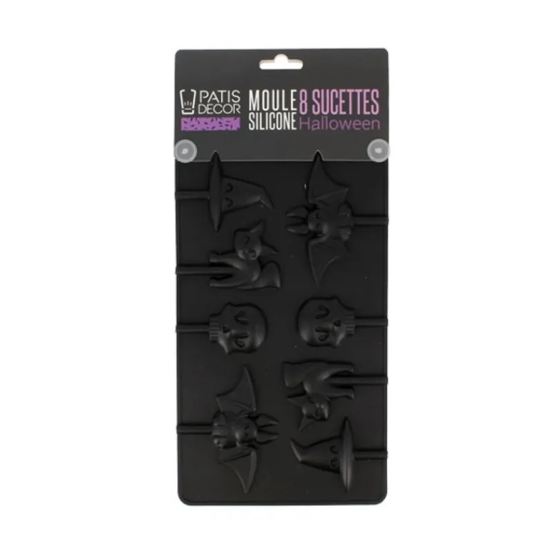 Cerf Dellier Moules Chocolat*Moule Sucette Halloween Patisdecor