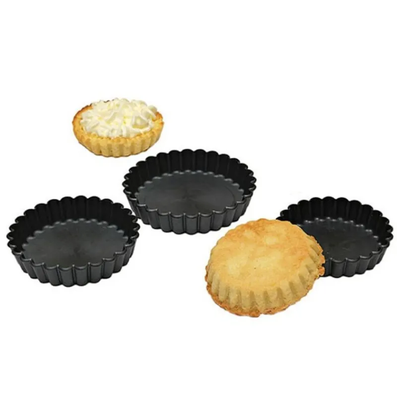 Cerf Dellier Moules À Tarte*Moule Tartelettes Cannelees Exoglass (X12)