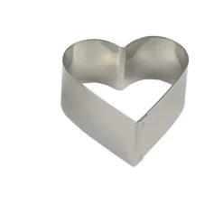 Cerf Dellier Nonnettes*Nonnette Coeur Inox 65 X 30 Mm