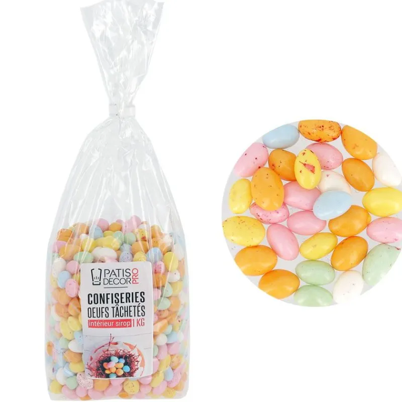 Cerf Dellier Bonbons Et Dragées*Oeufs Au Sirop De Sucre Tachetes 1 Kg