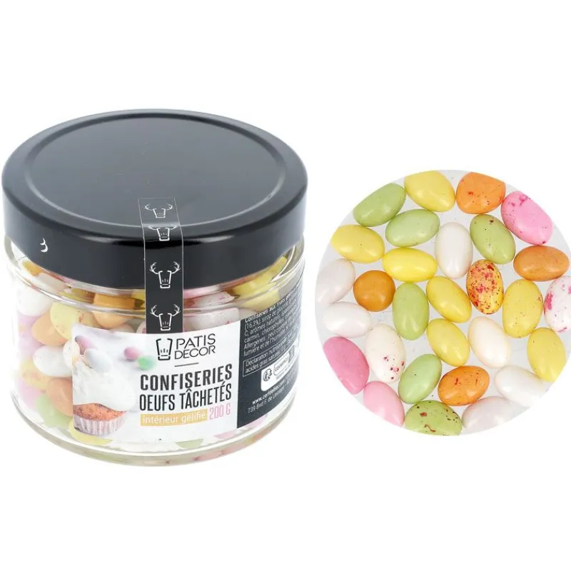 Cerf Dellier Bonbons Et Dragées*Oeufs Gelifies Tachetes 200 G