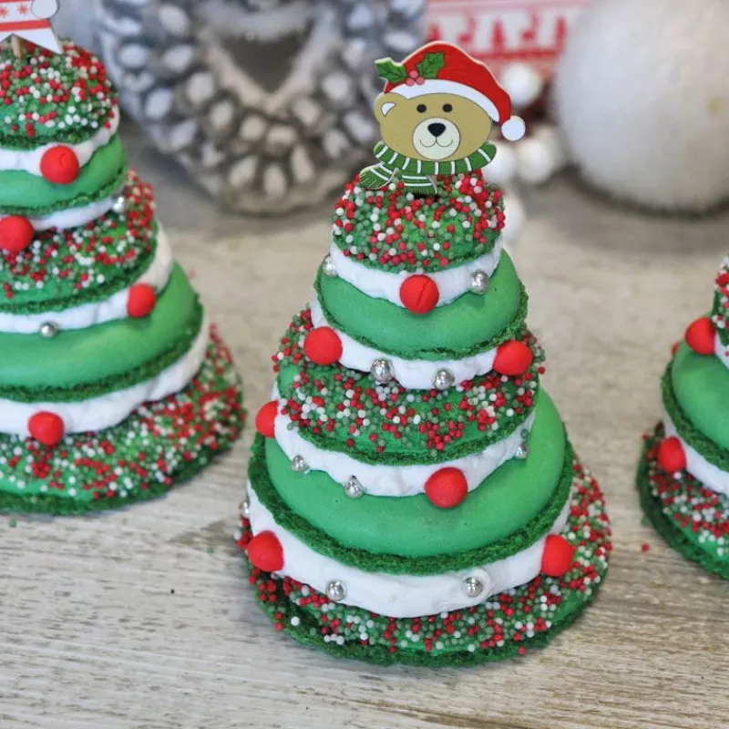 Ourson Avec Bonnet De Noël Sur Pique (X50)>Cerf Dellier Hot