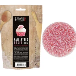 Paillettes Comestibles Roses Patisdecor Pro 300 G>Cerf Dellier Clearance