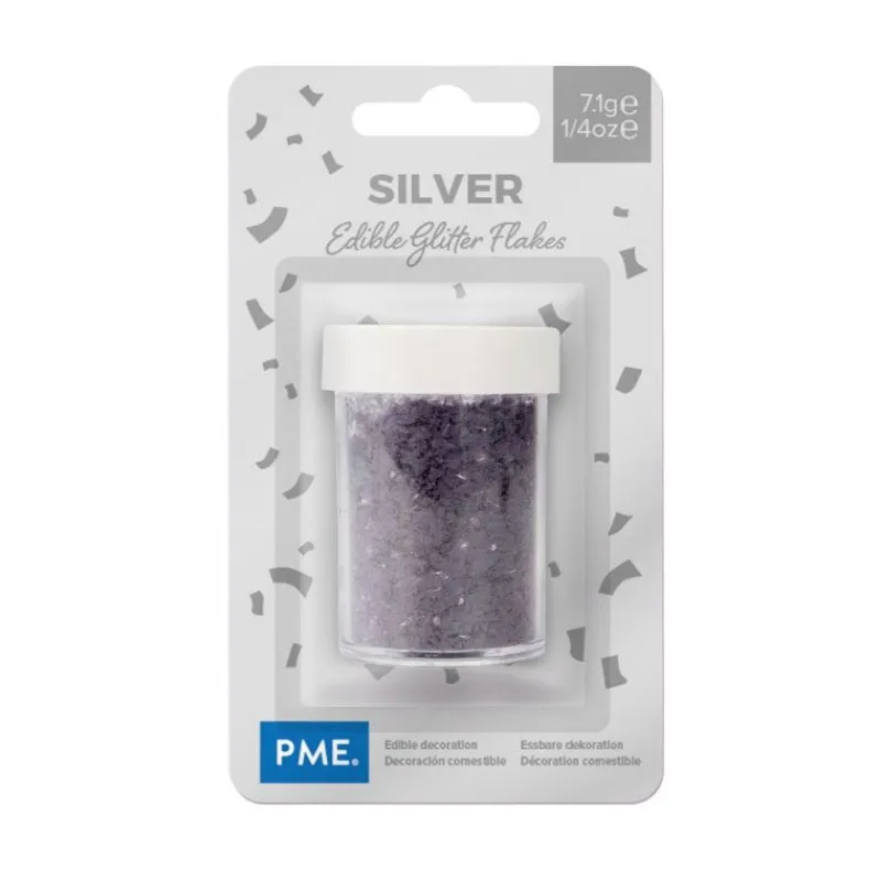 Cerf Dellier Casher*Paillettes Irisees Argentees Pme 7 G