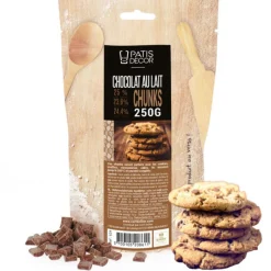 Cerf Dellier Chunks Et Pepites*Pepites Chunks Chocolat Au Lait Barry 250 G - Patisdecor