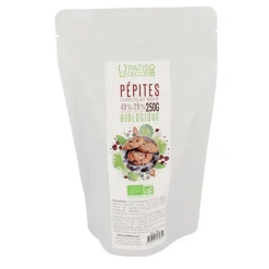 Cerf Dellier Chunks Et Pepites*Pepites De Chocolat Noir Bio 250 G 60% Patisdecor Bio
