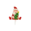 Pere Noël Et Sapin Sur Pique>Cerf Dellier New