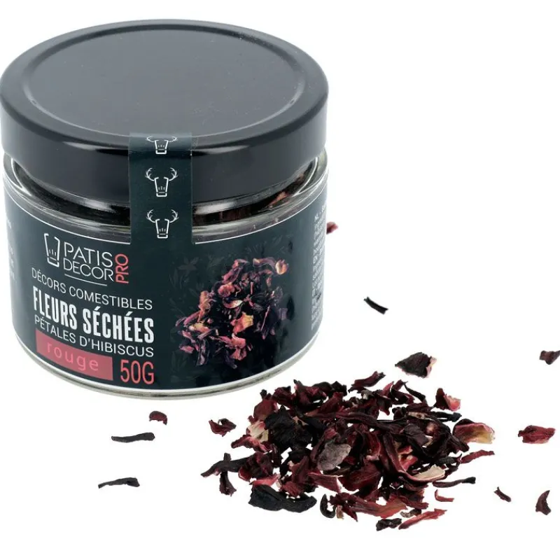 Petales D'Hibiscus Rouges Sechees 50 G>Cerf Dellier Best