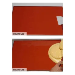 Cerf Dellier Caisses À Génoise*Petit Tapis Silicone Gâteaux Roules 42 X 35 Cm