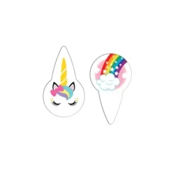 Piques Licornes Azyme Assorties (X24)>Cerf Dellier Online