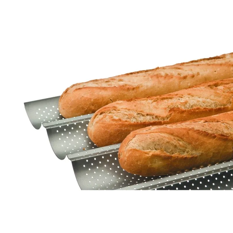 Plaque A Baguettes Perforee Antiadhesive 4 Baguettes>Cerf Dellier