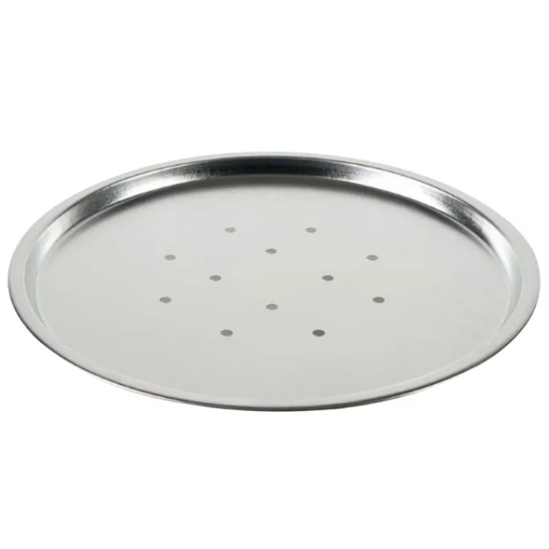 Plaque A Pizza Perforee Acier 34 Cm>Cerf Dellier Discount